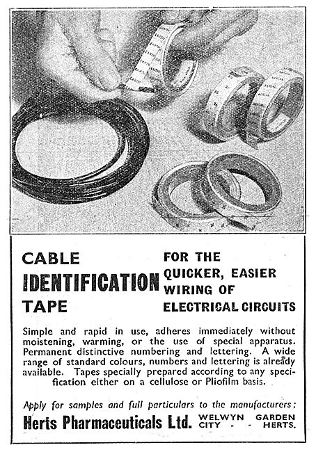 Herts Pharmaceuticals - Lassolastic Cable Identification Tape    