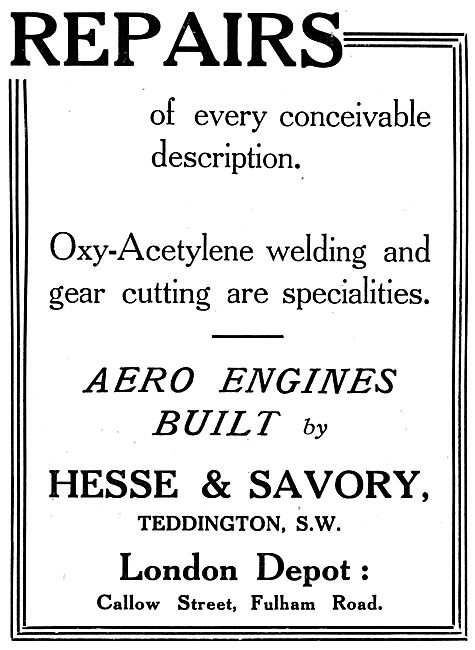 Hesse & Savory Engineers. Welding, Gear Cutting & Repairs        