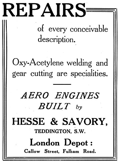 Hesse & Savory Engineers. Welding, Gear Cutting & Repairs        