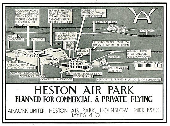 Heston Air Park - Planned For Commercial & Private Flying        