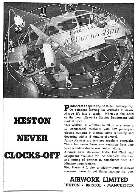 Heston Never Clocks Off : Airwork Ltd                            