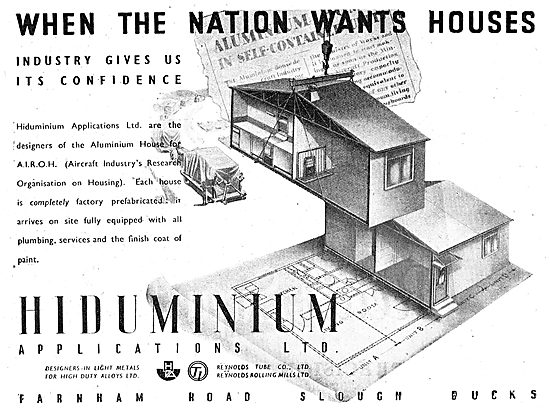 Hiduminium Applications                                          