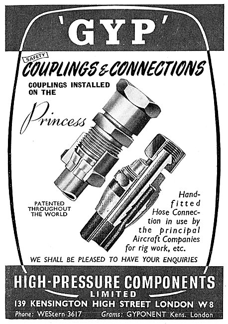 High Pressure Components : GYP Couplings & Connections           