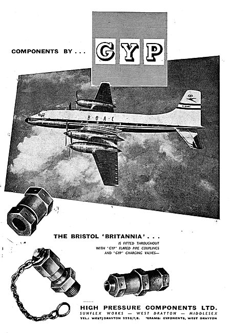 High Pressure Components Gyp Charging Valves For The Britannia   