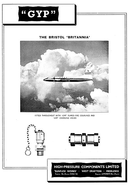 High Pressure Components. GYP Charging Valves                    