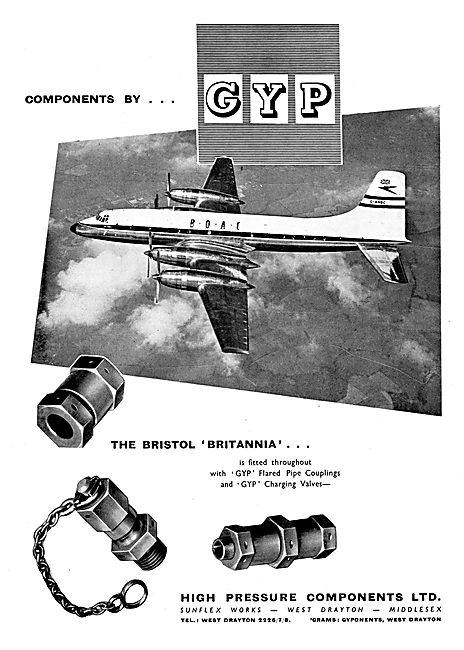 High Pressure Components. GYP Charging Valves                    