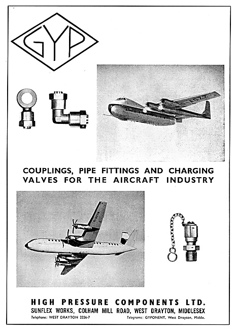 HighPressureComponents GYP Couplings & Charging Valves           