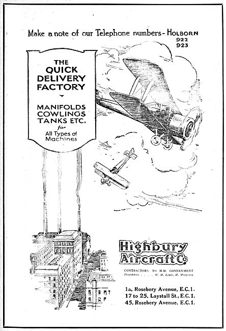 Highbury Aircraft - Aeronautical Components                      