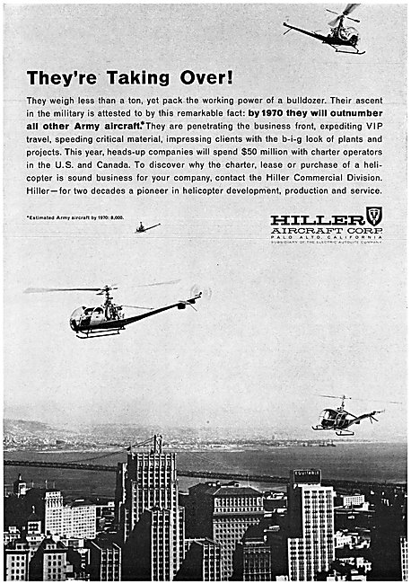 Hiller Helicopters 1962                                          