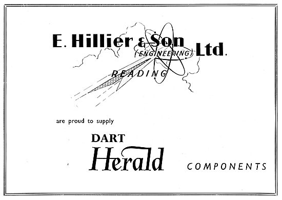 Hillier & Son Reading. Aircraft Engineers                        