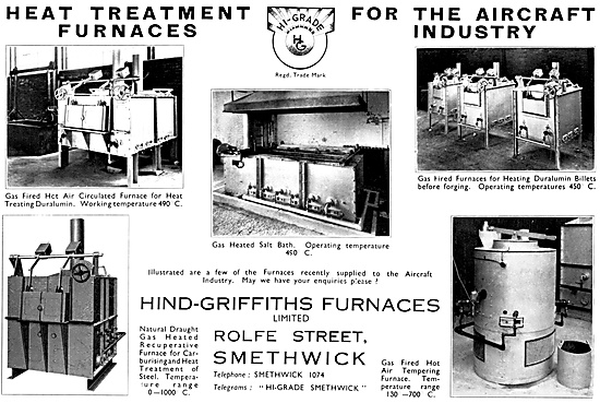 Hind-Griffiths Heat Treatment Furnaces                           