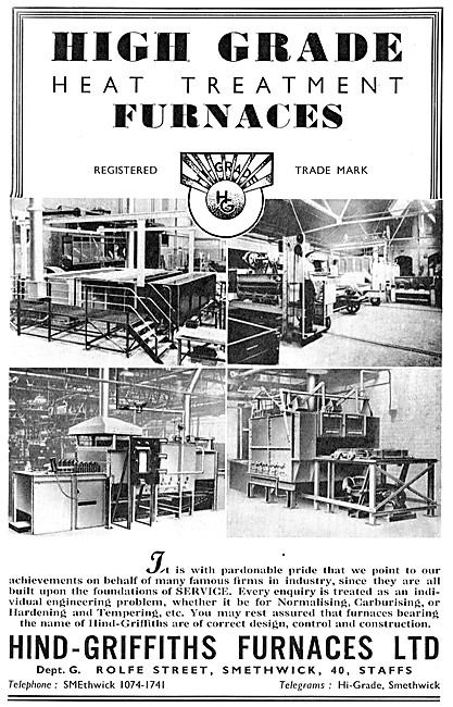 Hind-Griffiths Heat Treatment Furnaces                           