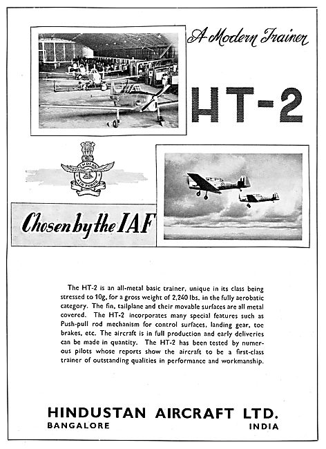 Hindustan Aircraft HT-2                                          