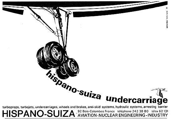 Hispano-Suiza  Aircraft Undercarriages                           
