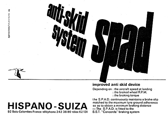 Hispano-Suiza SPAD Anti-Skid System 1967                         