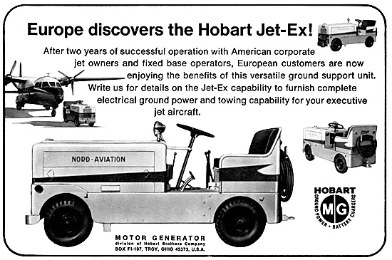 Motor Generator. Hobart H Jet-Ex Ground Power Units. Hobart GPU  