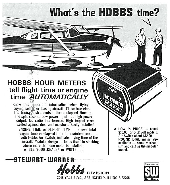 Hobbs Aircraft Hour Meters                                       