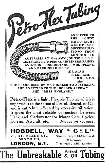 Hobdell, Way & Co - Petro-Flex Tubing                            