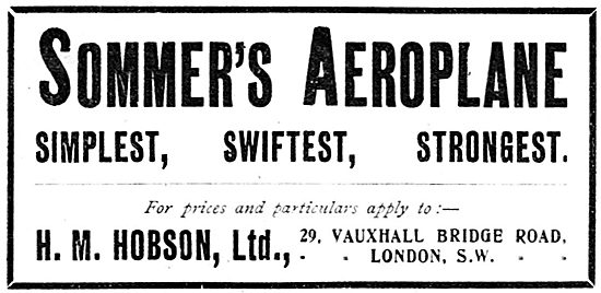 H M Hobson - Sommer's Aeroplane                                  