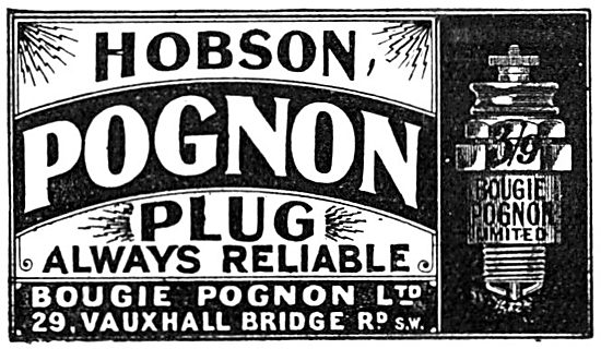 Hobson Pognon Sparking Plugs                                     