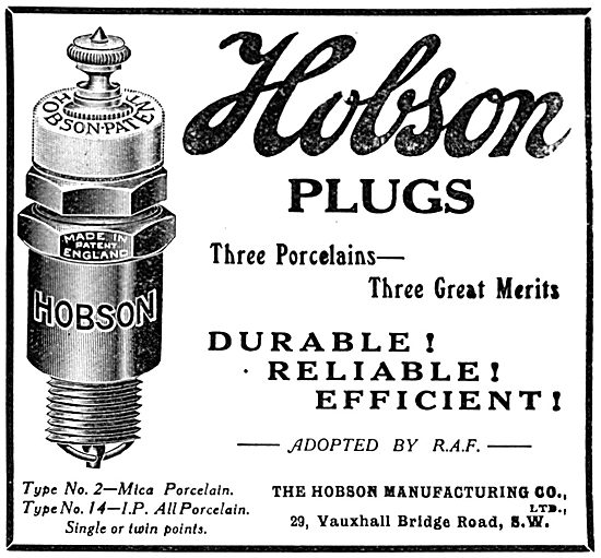 Hobson Spark Plugs                                               