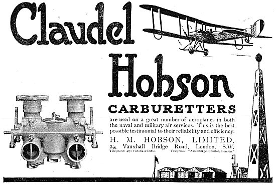 Claudel Hobson Carburetters                                      