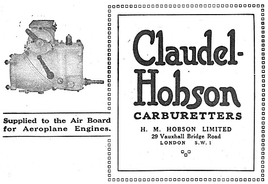 Claudel-Hobson Carburetters                                      