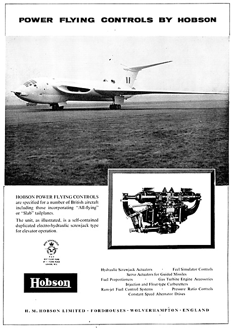 Hobson Power Flying Controls, Fuel & Hydraulic Components        