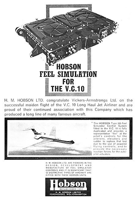Hobson Flying Control Feel Simulators                            