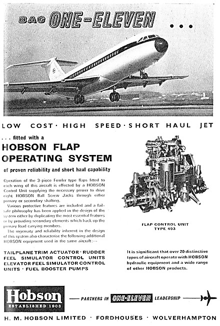 Hobson Power Controls. BAC 1-11 Flap Operating System            