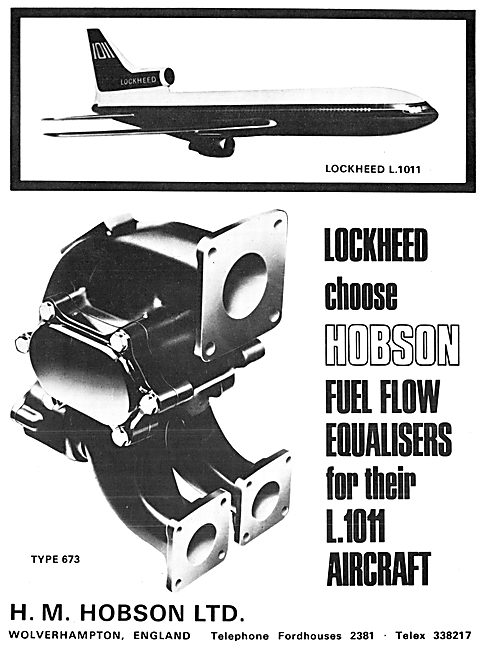 Hobson Fuel Flow Equalisers                                      