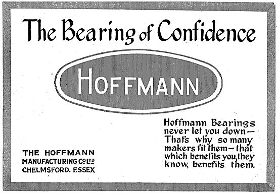 Hoffmann. The  Bearing Of Confidence.                            