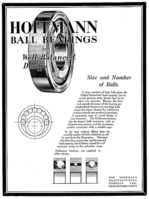 Hoffmann Bearings For Aircraft                                   