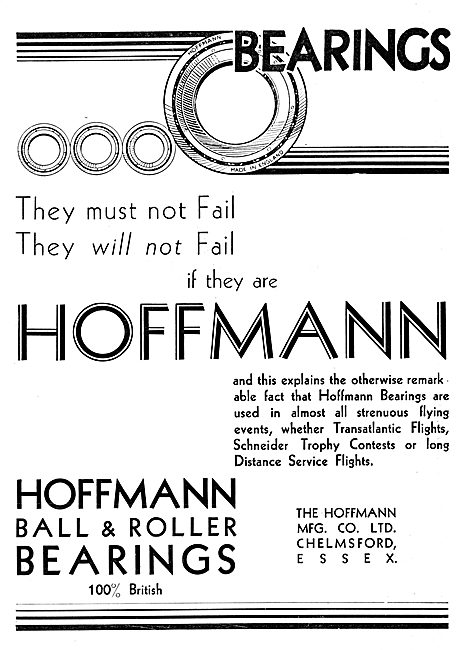 Hoffmann Bearings 1930                                           