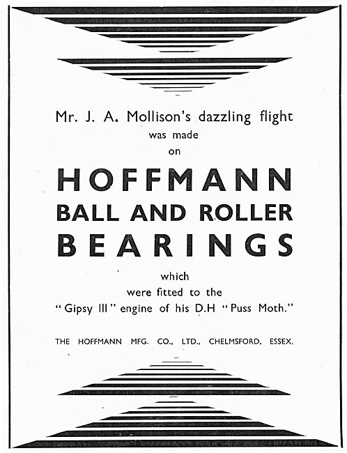 Mollison Relied On Hoffmann Bearings                             