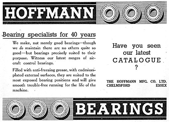 Hoffmann Bearings For Aircraft Engines & Components              