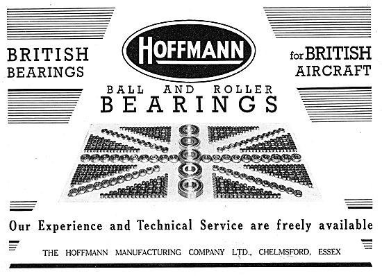 Hoffmann Bearings For Aircraft Engines                           
