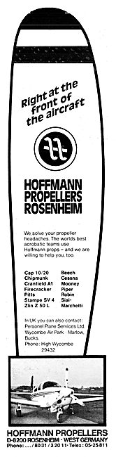 Hoffmann Propellers                                              