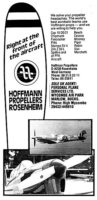 Hoffmann Propellers                                              