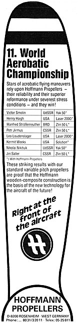 Hoffmann Propellers                                              