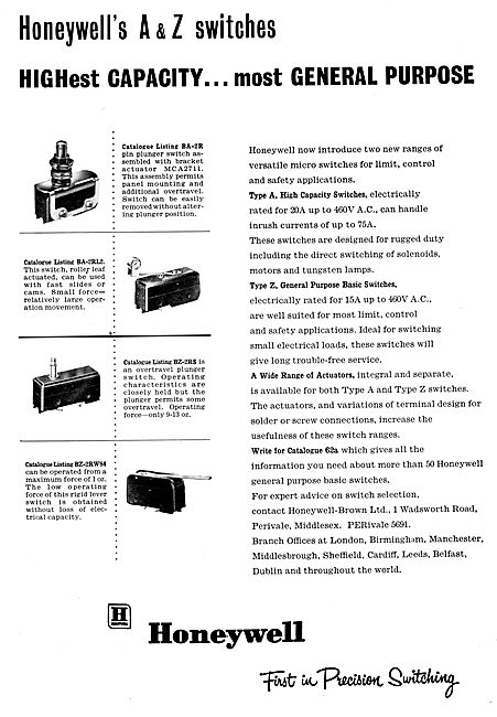 Honeywell Electronic & Electrical Components                     