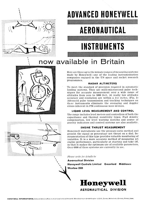 Honeywell Aeronautical Instruments                               