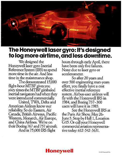 Honeywell Laser Gyro                                             
