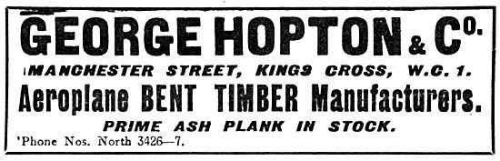 George Hopton & Co Wood Merchants - Bent Timber Manufacturers    