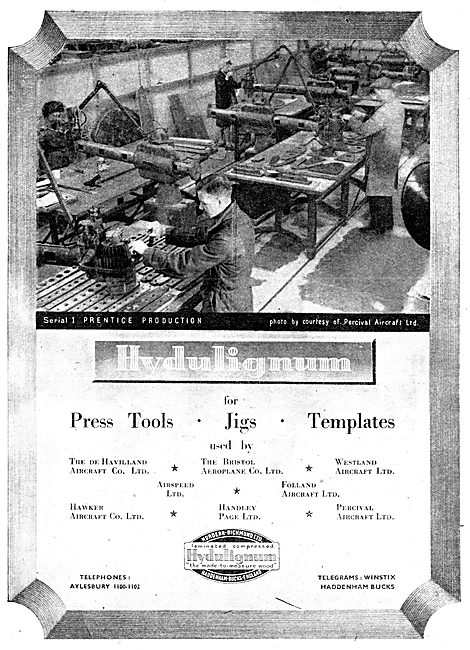 Hordern Richmond Hydulignum Press Tools, Jigs & Templates        