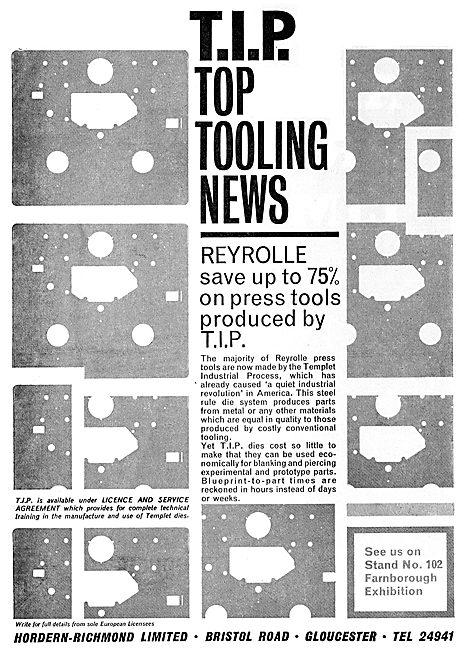 Hordern Richmond Reyrolle T.I.P. Press Tools                     