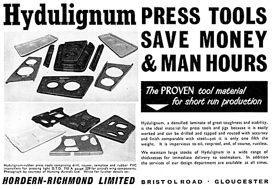 Hordern-Richmond Hydulignum Press Tools                          