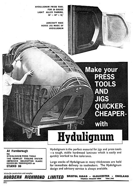 Hordern Richmond. Hydulignum For Press Tools & Jigs              