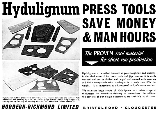 Hordern Richmond Hydulignum Press Tools                          