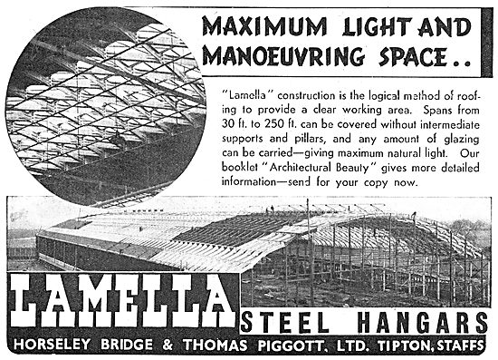 Horseley Bridge Aircraft Hangars - Lamella                       